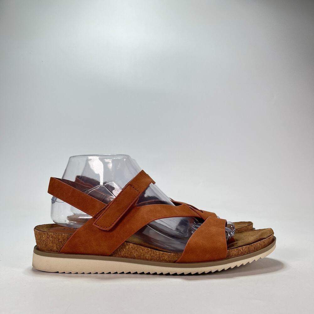 EuroSoft by Sofft Lexie Brown Comfort Casual Sandals Shoes Women's Size 9.5M